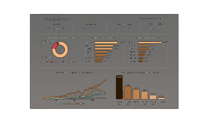 Dashboard operacional — ilustração